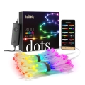 Twinkly - Dimmbarer LED-RGB-Streifen für den Außenbereich DOTS 400xLED 20 m IP44 Wi-Fi