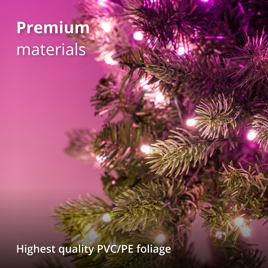 Twinkly - Dimmbarer LED-RGB-Weihnachtskranz 50xLED d 60 cm Wi-Fi