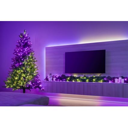 Twinkly - Ghirlanda natalizia dimmerabile LED RGBW 50 LED 2,7 m Wi-Fi