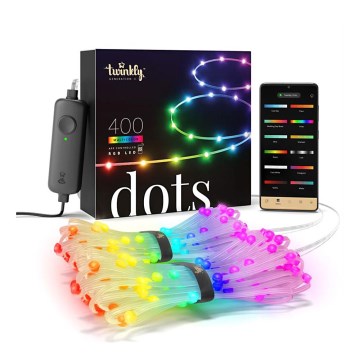 Twinkly - Striscia LED RGB dimmerabile per esterni 400xLED 20m IP44 WiFi