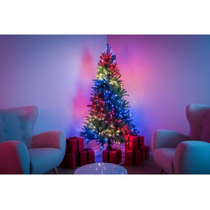 Twinkly - Sapin de Noël LED RGBW à intensité variable TREE 435 LED 2,1 m Wi‑Fi