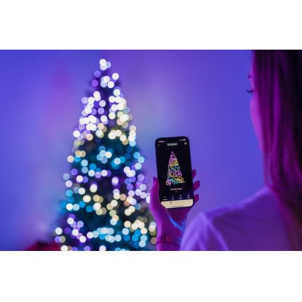 Twinkly - Sapin de Noël LED RGBW à intensité variable TREE 435 LED 2,1 m Wi‑Fi