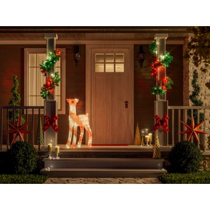 Twinkly - Renna natalizia da esterno dimmerabile LED RGBW REINGEERS 200xLED IP44 Wi-Fi