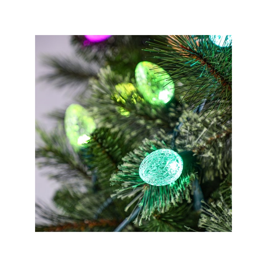 Twinkly - LED RGB Dimmerabile per esterni Catena natalizia FACETED 80xLED 26,5 m IP44 Wi-Fi