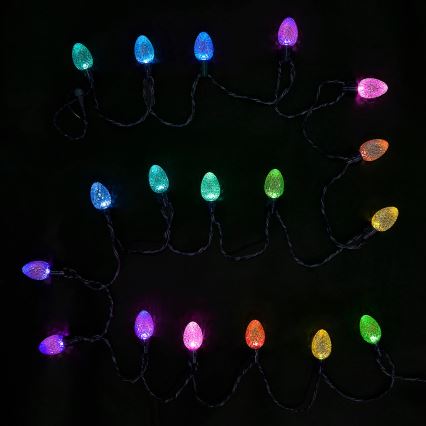Twinkly - LED RGB Dimmerabile per esterni Catena natalizia FACETED 80xLED 26,5 m IP44 Wi-Fi