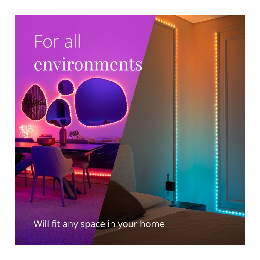 Twinkly - Dimmbarer LED-RGB-Streifen DOTS 60xLED 3 m Wi-Fi USB