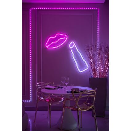 Twinkly - Catena DOTS LED RGB dimmerabile, 60 LED, 7 m, USB, Wi-Fi