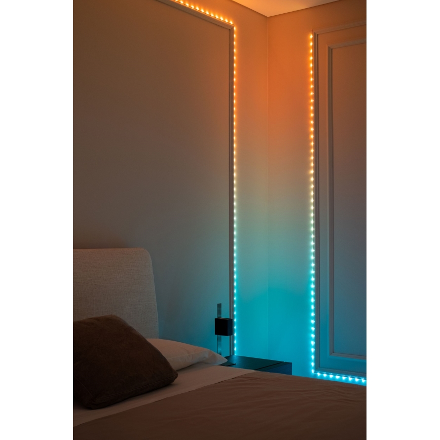 Twinkly - DOTS RGB-LED-Lichterkette, dimmbar, 60 LEDs, 7 m, USB, Wi‑Fi