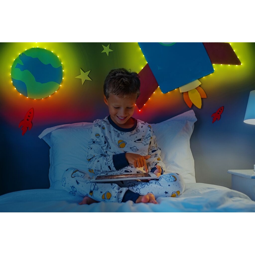 Twinkly - Striscia LED RGB dimmerabile per esterni 200xLED 10m IP44 WiFi