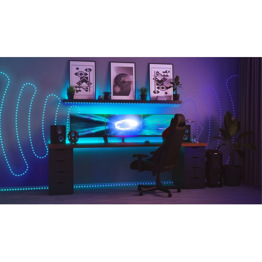 Twinkly - Striscia LED RGB dimmerabile per esterni 200xLED 10m IP44 WiFi