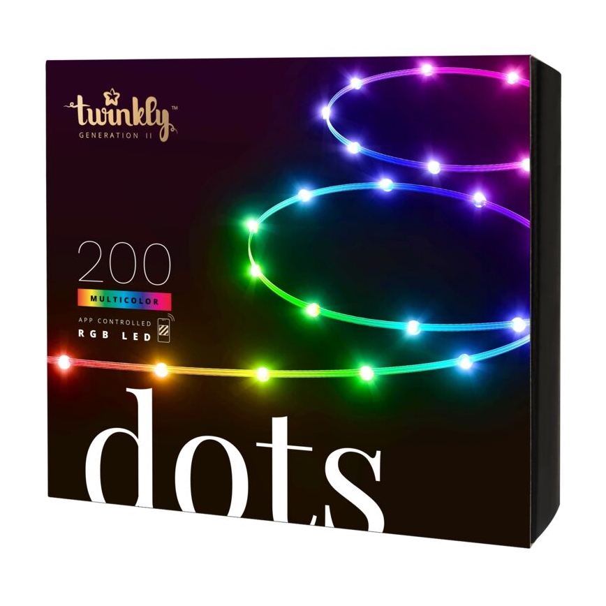 Twinkly - Striscia LED RGB dimmerabile per esterni 200xLED 10m IP44 WiFi