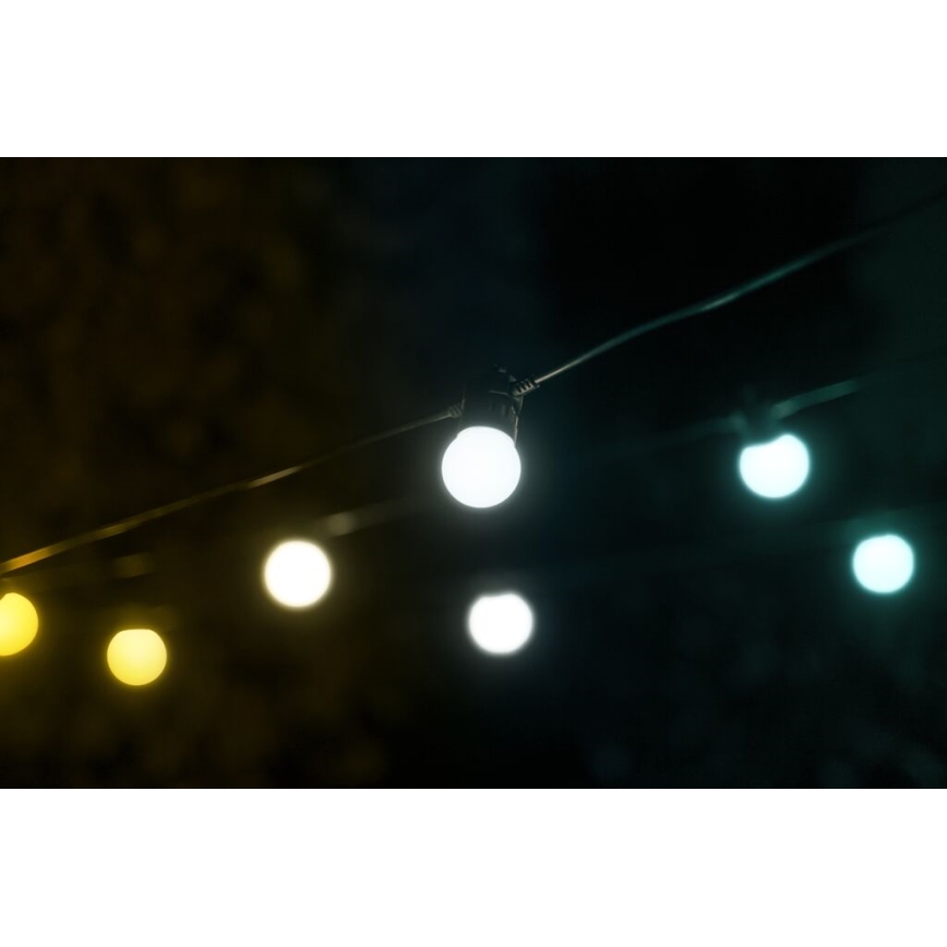 Twinkly - LED Dimmerabile per esterni catena decorativa FESTOON 20xLED 14m IP44 Wi-Fi