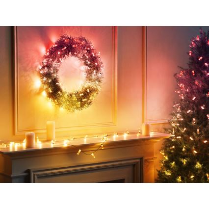 Twinkly - Catena luminosa LED RGB dimmerabile CANDIES, 200 LED, 14 m, USB, Wi‑Fi