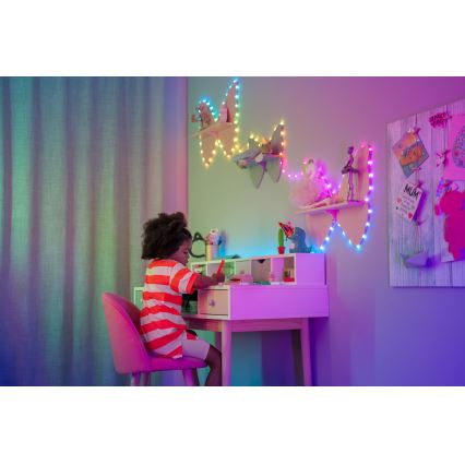 Twinkly - Guirlande LED RVB dimmable CANDIES 100xLED 8 m USB Wi-Fi