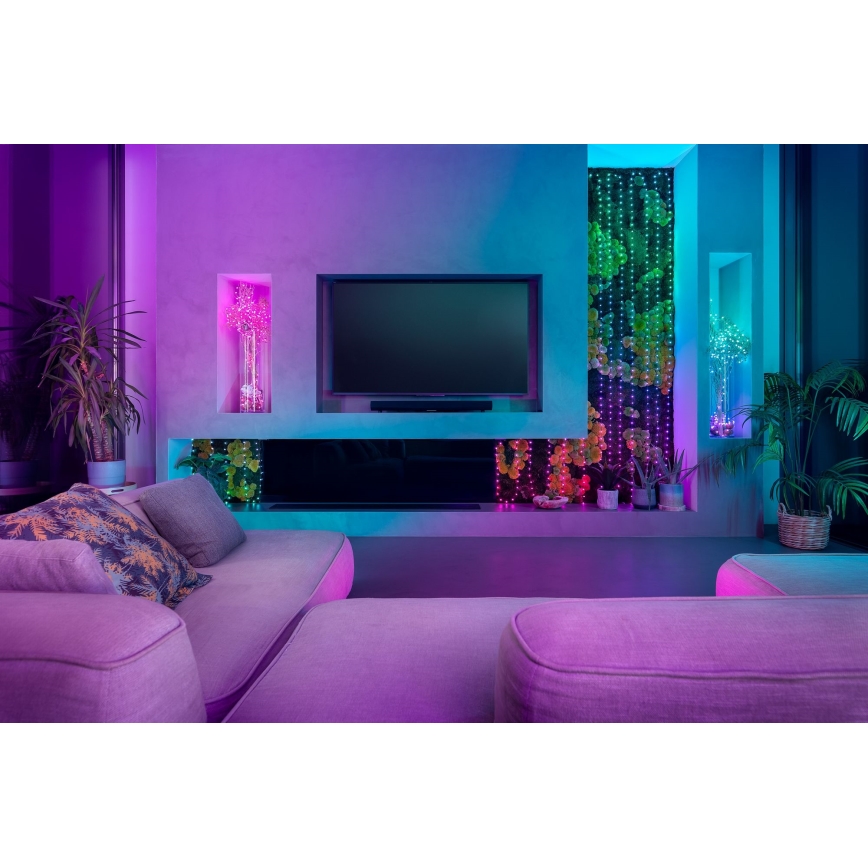 Twinkly - Dimmbare LED-RGB-Weihnachtslichterkette CANDIES 100xLED 8 m USB Wi-Fi