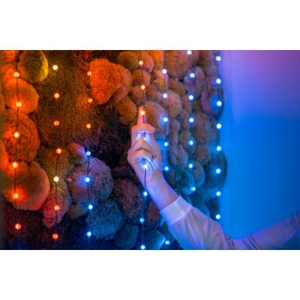 Twinkly - Dimmbare LED-RGB-Weihnachtslichterkette CANDIES 100xLED 8 m USB Wi-Fi