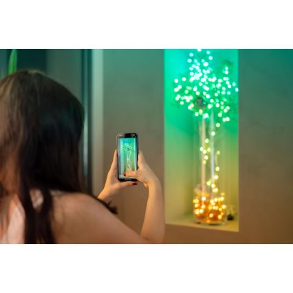 Twinkly - Dimmbare LED-RGB-Weihnachtslichterkette CANDIES 100xLED 8 m USB Wi-Fi
