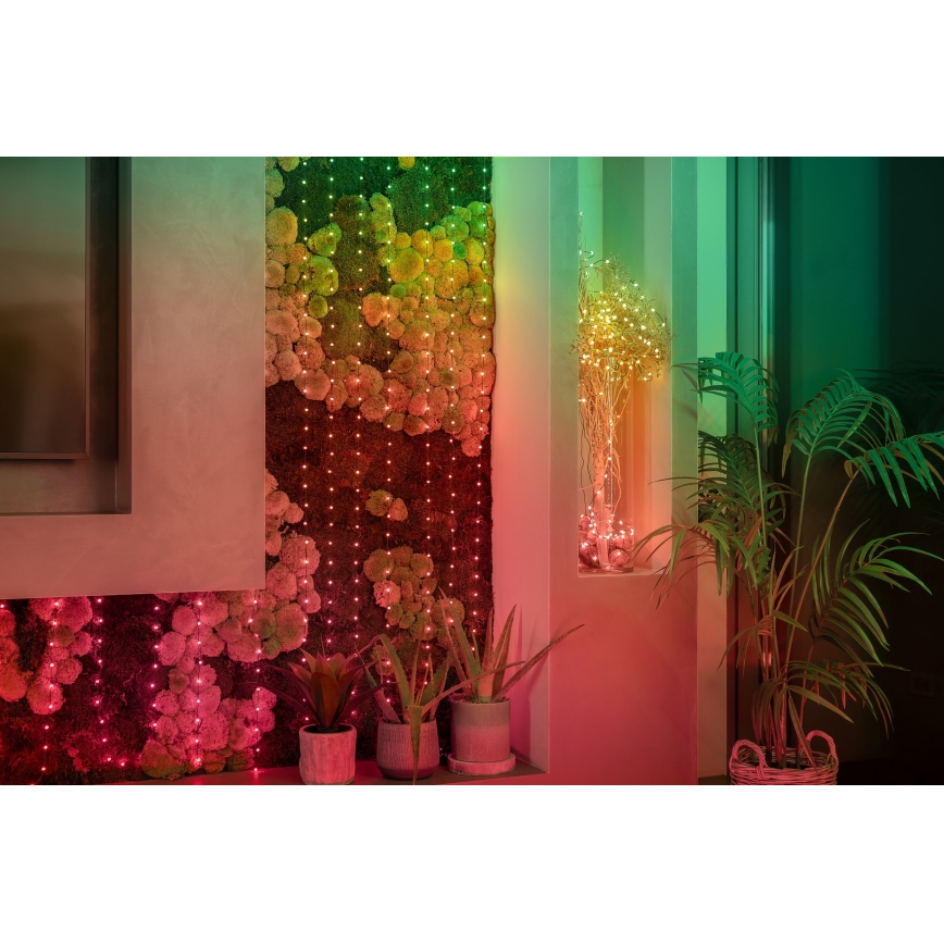 Twinkly - Dimmbare LED-RGB-Weihnachtslichterkette CANDIES 100xLED 8 m USB Wi-Fi