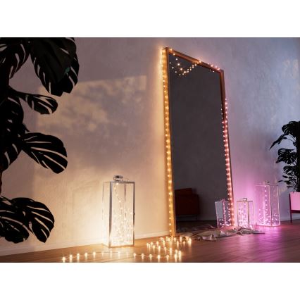 Twinkly - Dimmbare LED-RGB-Weihnachtslichterkette CANDIES 100xLED 8 m USB Wi-Fi