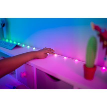 Twinkly - Catena LED RGB dimmerabile CANDIES 200 LED 14 m USB Wi‑Fi