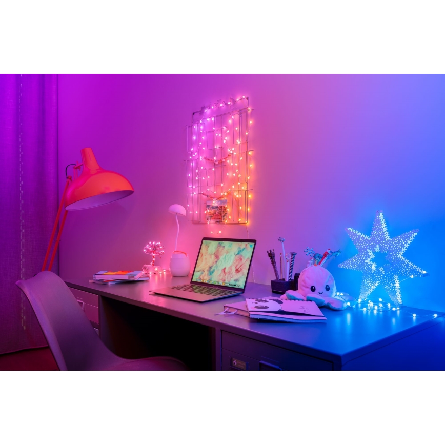 Twinkly - dimmbare RGB-LED-Lichterkette CANDIES, 200 LEDs, 14 m, USB, Wi-Fi