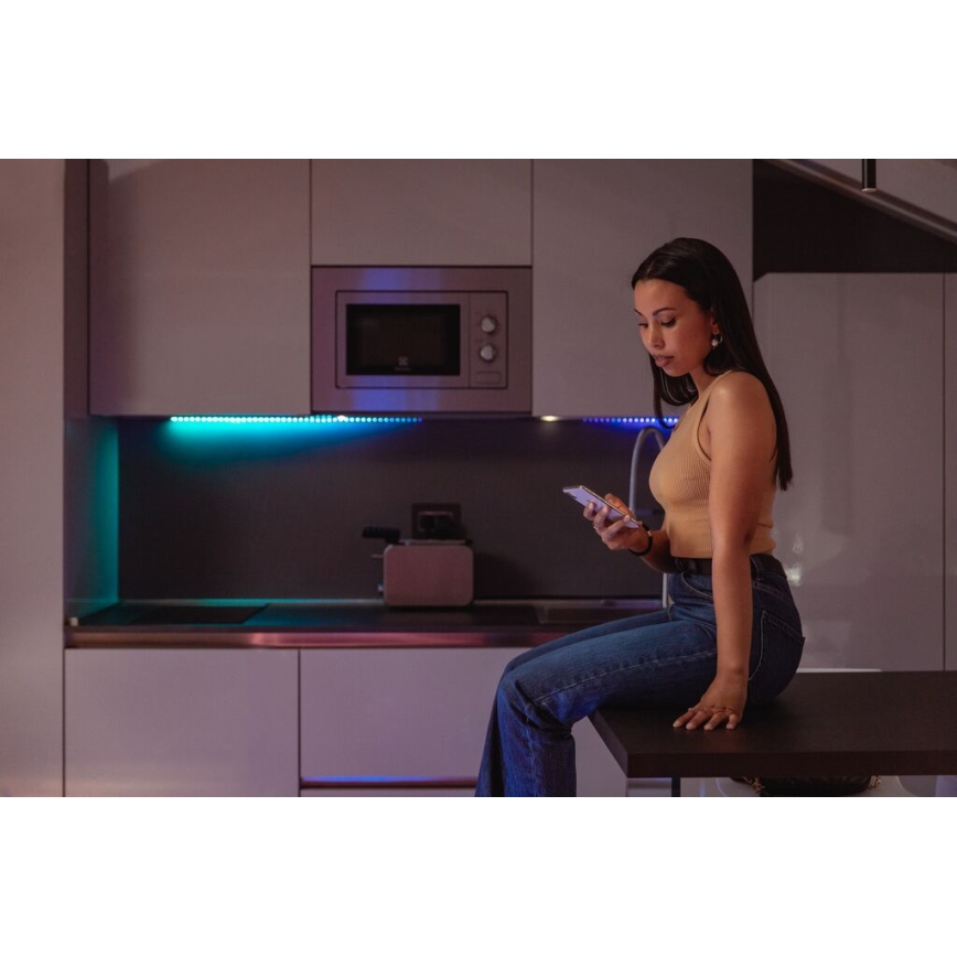 Twinkly TWL100ADP-B -  Extension de ruban LED RGB LINE 100xLED 1,5 m Wi-Fi