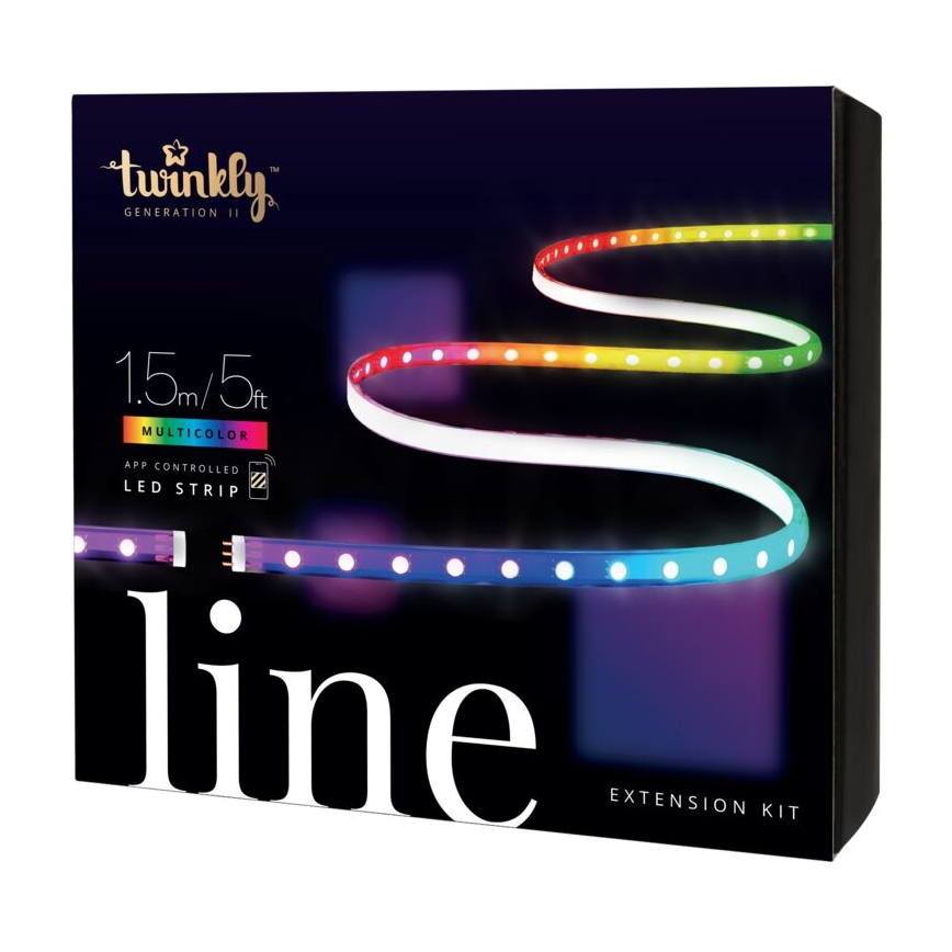Twinkly TWL100ADP-W - Extension de ruban LED RGB LINE 100xLED 1,5 m Wi-Fi