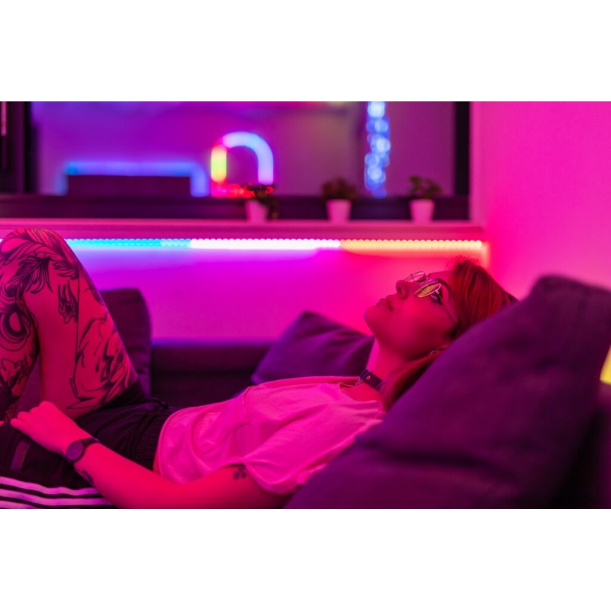 Twinkly TWL100ADP-W - Striscia di prolunga LED RGB LINE 100xLED 1,5 m Wi-Fi