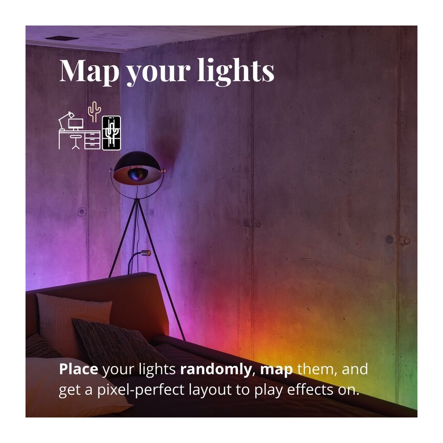 Twinkly - LED RGB Striscia dimmerabile LINE 100xLED 1,5 m Wi-Fi
