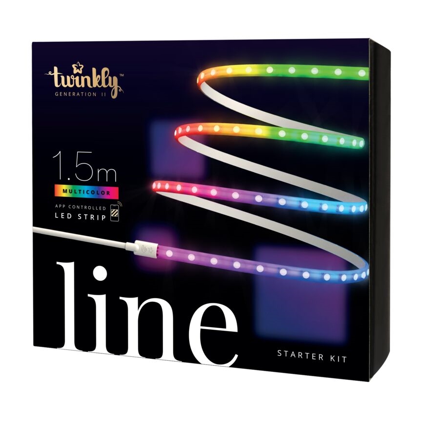 Twinkly - Ruban LED RGB à intensité variable LINE 100xLED 1,5 m Wi-Fi