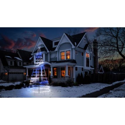 Twinkly - Albero di Natale da esterno dimmerabile LED RGBW LIGHT TREE 1000xLED 6 m IP44 Wi-Fi