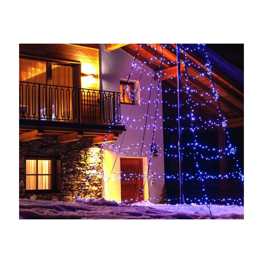 Twinkly TWP500SPP-BEU- Albero di Natale a LED RGBW per esterni 450xLED 3m IP44 Wi-Fi