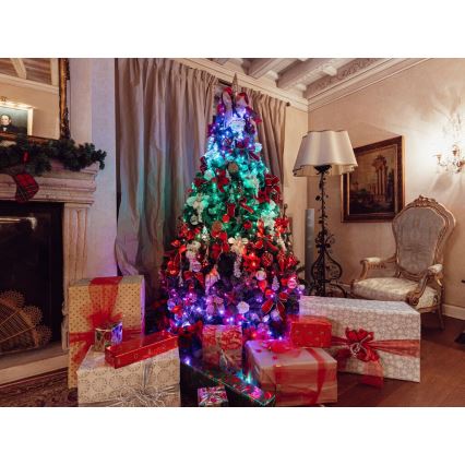 Twinkly - Dimmbare LED-RGB-Weihnachtslichterkette für den Außenbereich STRINGS 100xLED 11,5m IP44 Wi-Fi