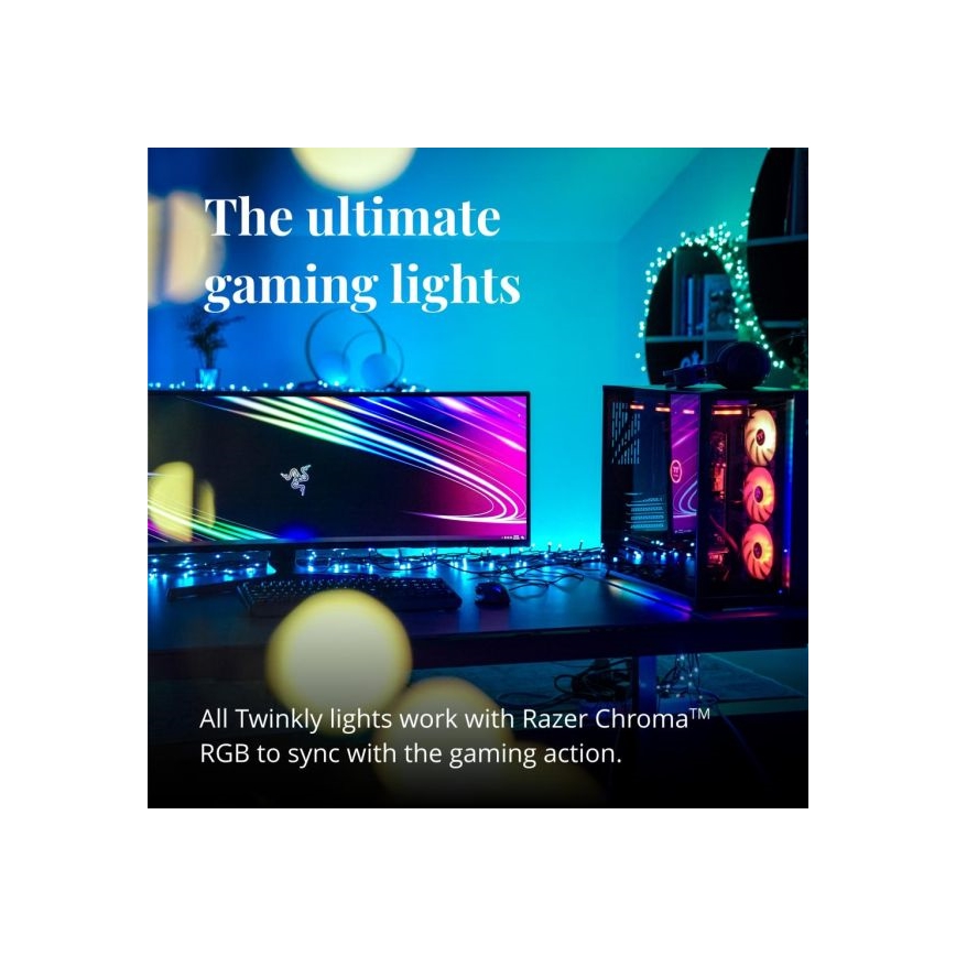Twinkly - LED RGBW Dimmerabile per esterni Catena natalizia STRINGS 250xLED 23,5m IP44 Wi-Fi