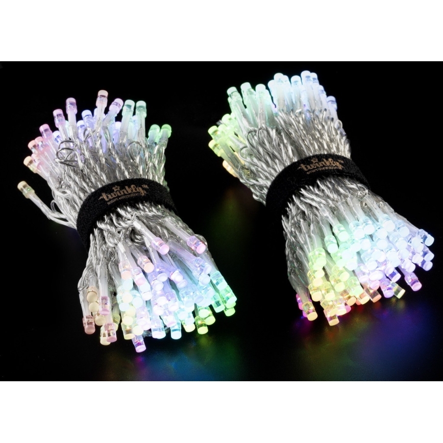 Twinkly - Dimmbare LED-RGBW-Weihnachtskette für den Außenbereich STRINGS 250xLED 23,5m IP44 Wi-Fi