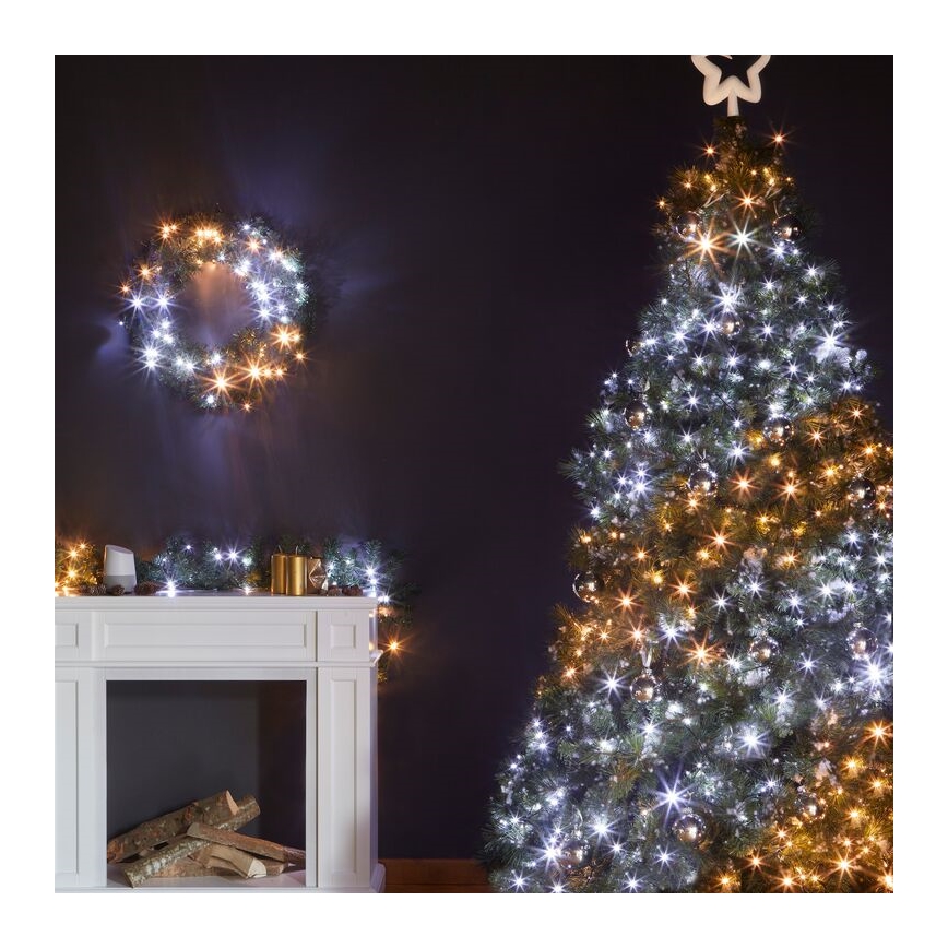 Twinkly - Dimmbare LED-Weihnachtslichterkette für den Außenbereich  STRINGS 400xLED 35,5m IP44 Wi-Fi