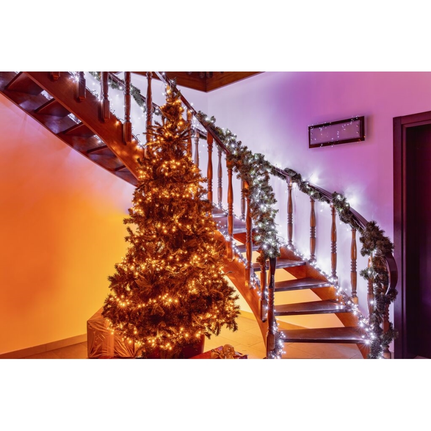 Twinkly - Dimmbare LED-Weihnachtslichterkette für den Außenbereich  STRINGS 400xLED 35,5m IP44 Wi-Fi