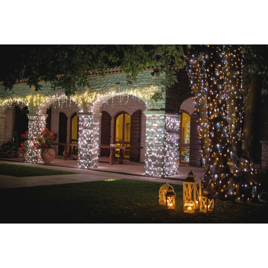 Twinkly - Dimmbare LED-Weihnachtslichterkette für den Außenbereich  STRINGS 400xLED 35,5m IP44 Wi-Fi