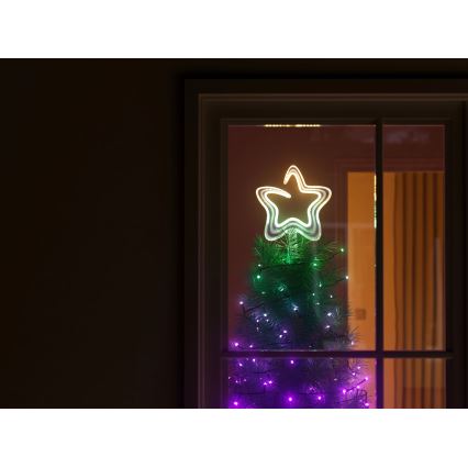 Twinkly - Stella di Natale dimmerabile a LED RGB 76xLED USB Wi-Fi