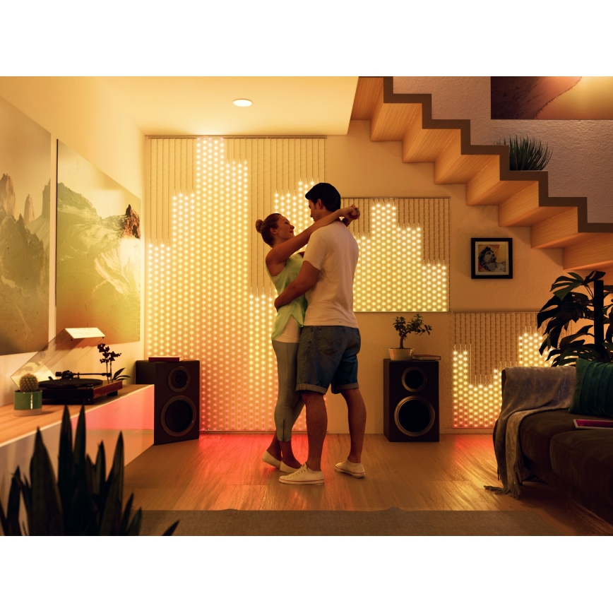 Twinkly - LED RGB Dimmerabile Tenda natalizia MATRIX 480xLED 1x1 m Wi-Fi