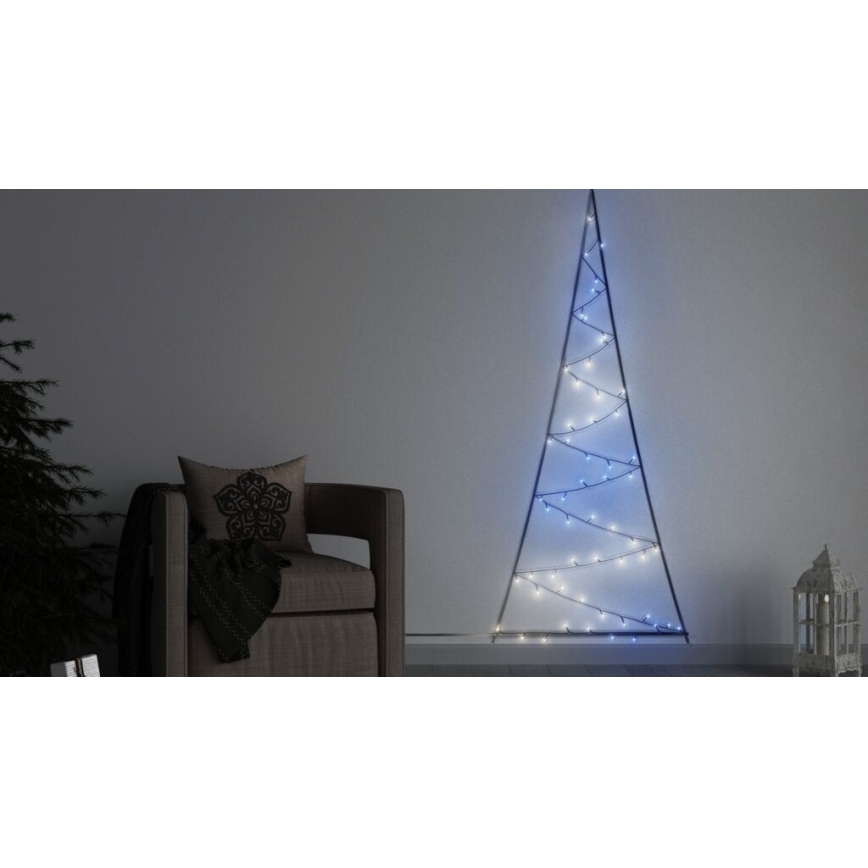 Twinkly TWWT050SPP-BEU - Albero di Natale a LED RGBW per esterni 70xLED IP44 Wi-Fi