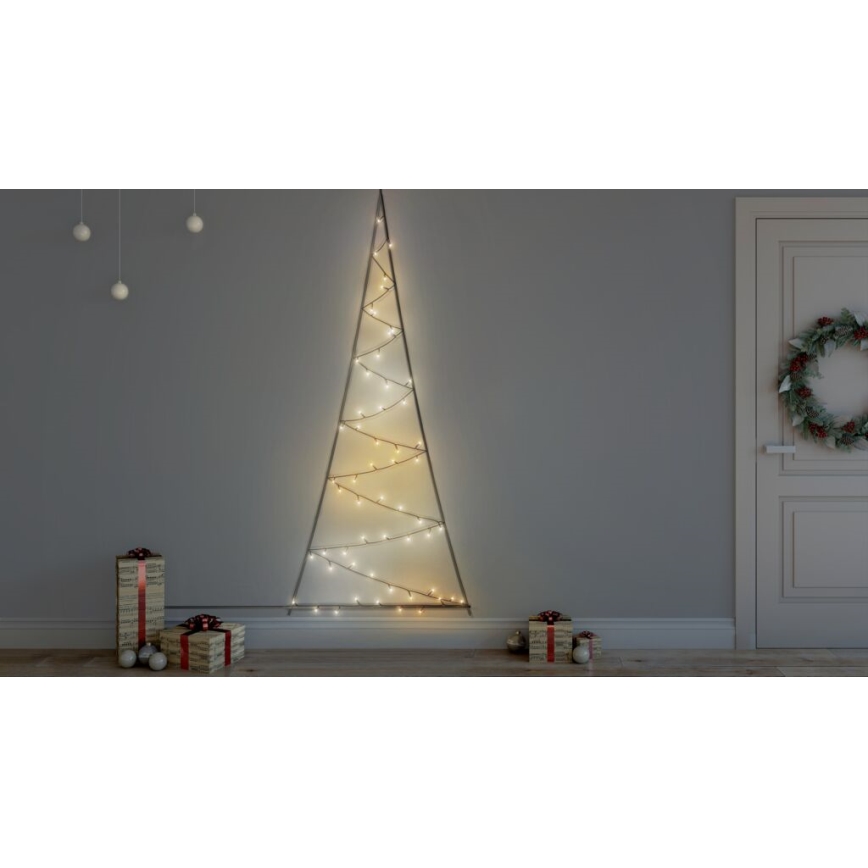 Twinkly - Dimmbarer LED-RGBW-Weihnachtsbaum für den Außenbereich LIGHT TREE 70xLED IP44 Wi-Fi