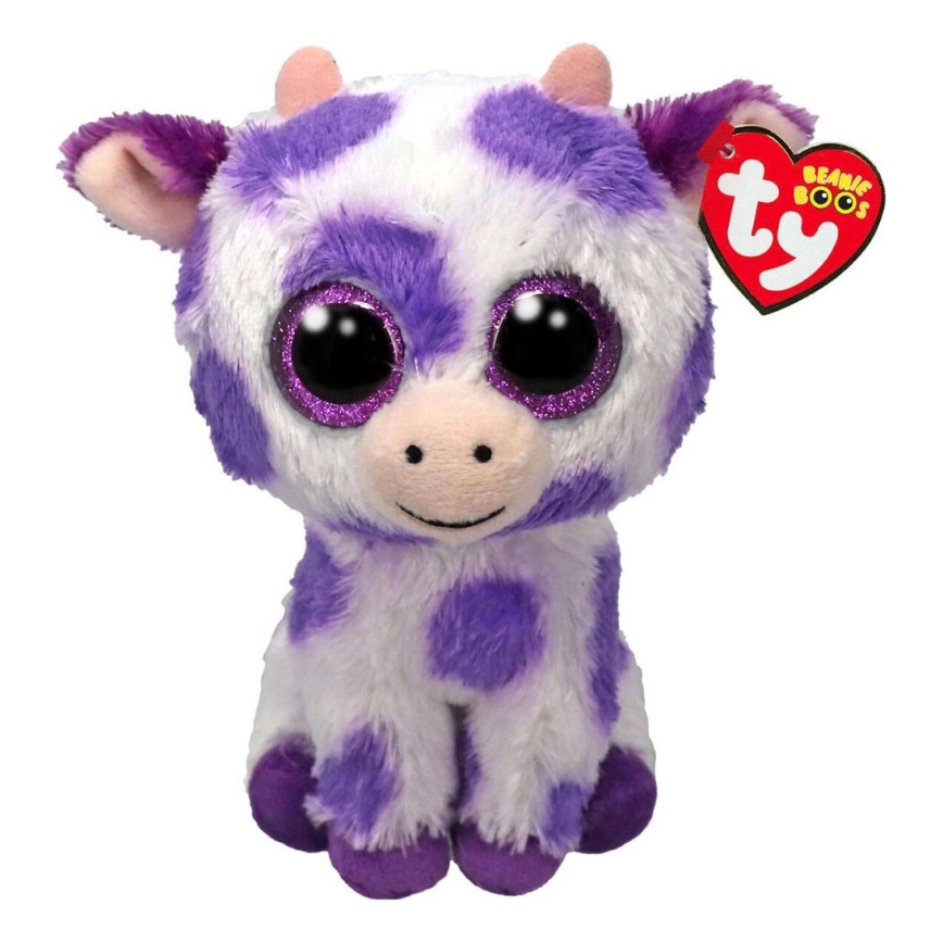 TY - Jouet en peluche ETHEL vache 15 cm