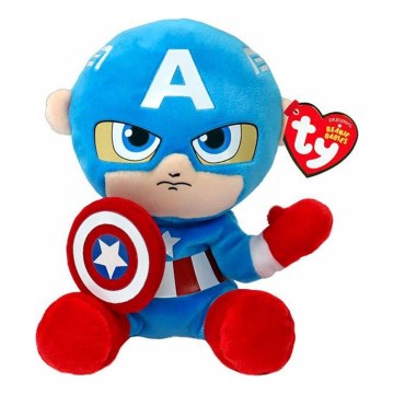 TY - Plüschtier SOFT CAPTAIN AMERICA Marvel 15 cm