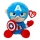 TY - Pupazzo SOFT CAPTAIN AMERICA Marvel 15 cm