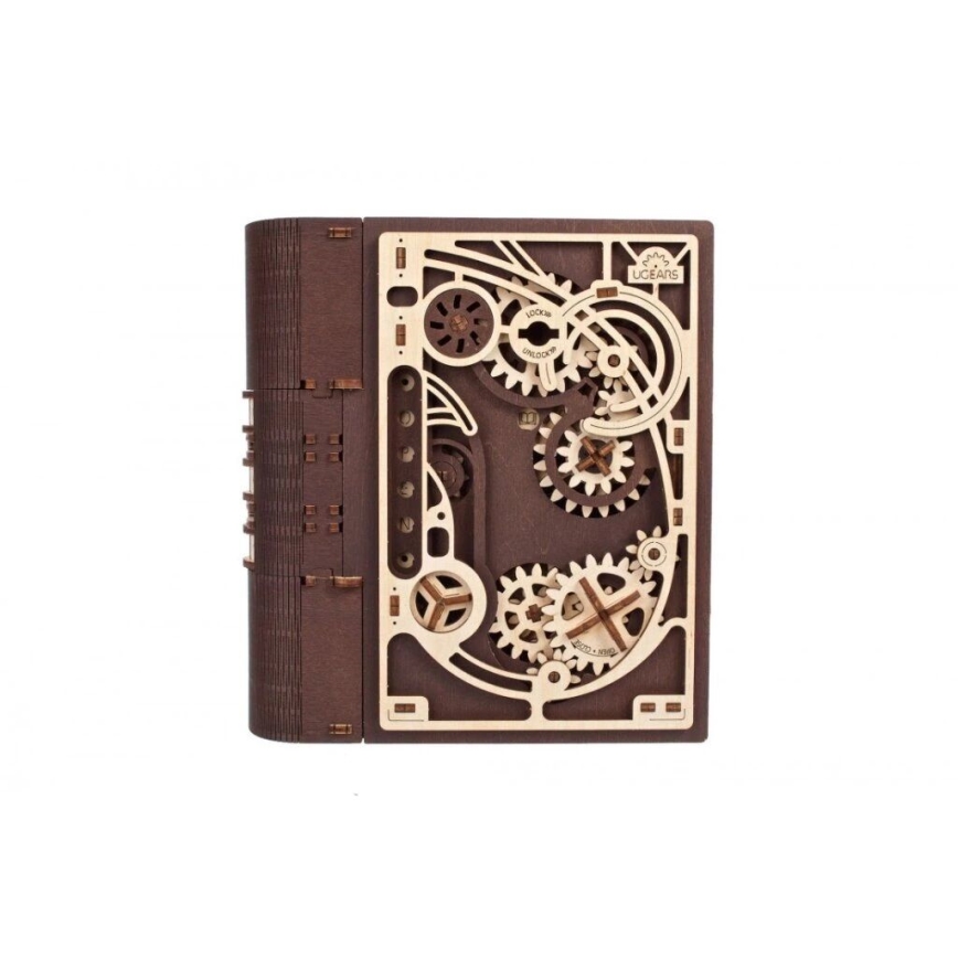 Ugears - 3D mechanisches Holzpuzzle Buch der Geheimnisse