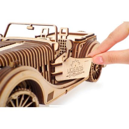 Ugears - 3D puzzle meccanico in legno Macchina roadster