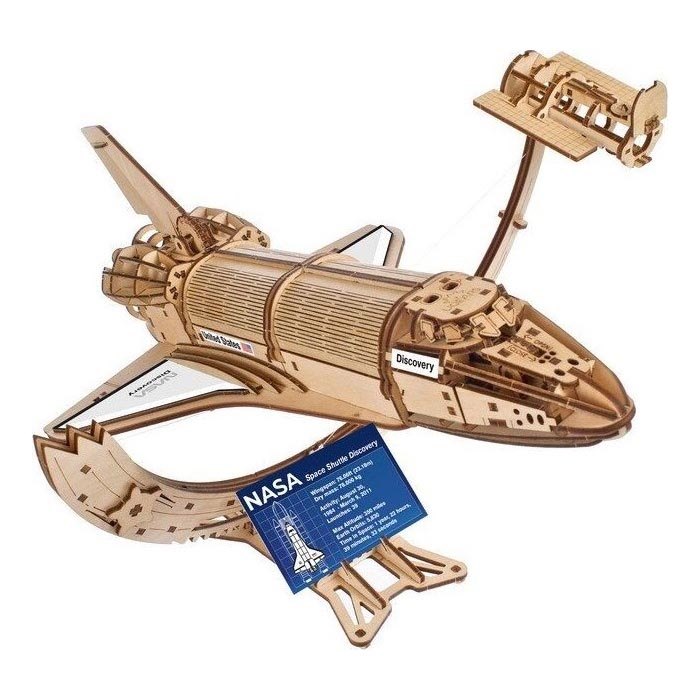 Ugears - 3D puzzle meccanico in legno Navetta spaziale della NASA