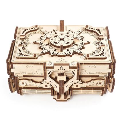 Ugears - Mechanisches 3D-Holzpuzzle Antike Schmuckschatulle