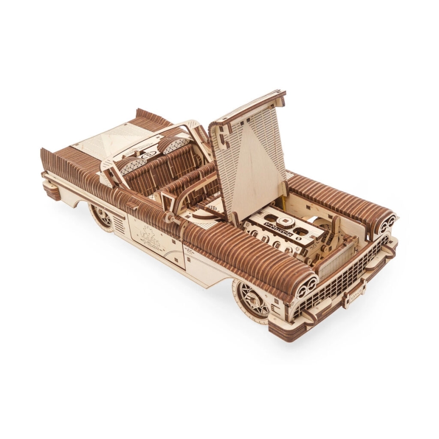 Ugears - Puzzle mécanique 3D en bois Cabriolet